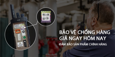Cách kiểm tra bộ đàm Motorola CHÍNH HÃNG (quét mã QR Code)